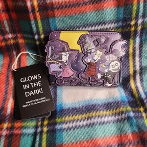 Disney The Nightmare Before Christmas Purple & Yellow Glow  Wallet
